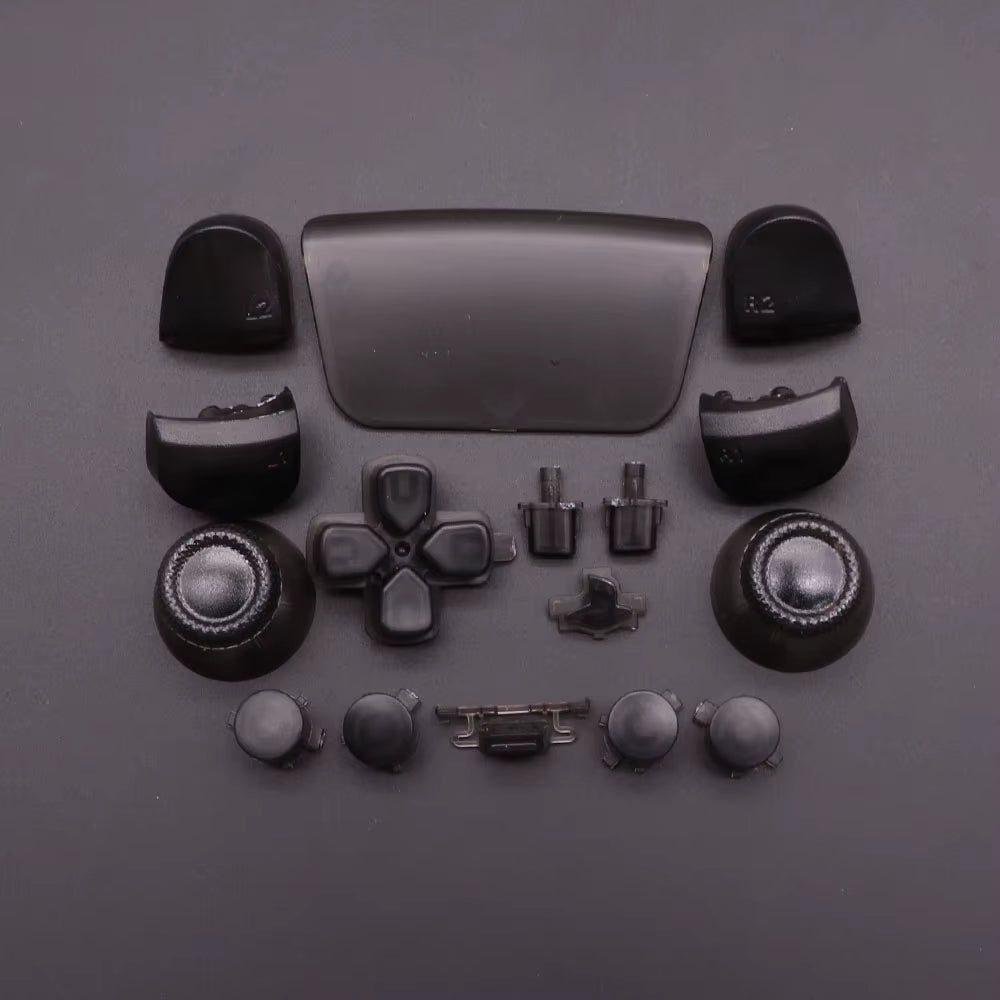 L1 R1 L2 R2 Button D-Pad Share Buttons Kit Joystick Caps Replacement for PS5 V1 1.0 Controller Gamepad