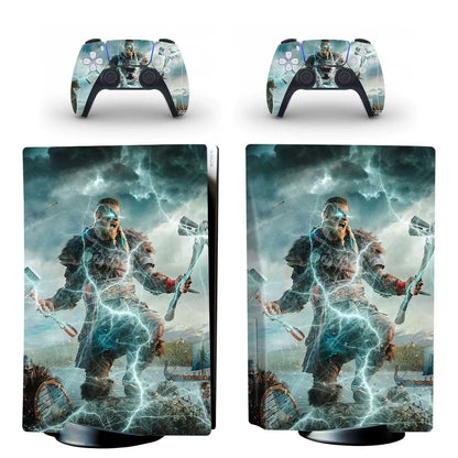 New Game PS5 Standard Disc Skin Sticker Decal Cover for Console & Controller PS5 Disk Skins Vinyl