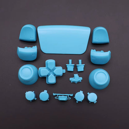 L1 R1 L2 R2 Button D-Pad Share Buttons Kit Joystick Caps Replacement for PS5 V1 1.0 Controller Gamepad