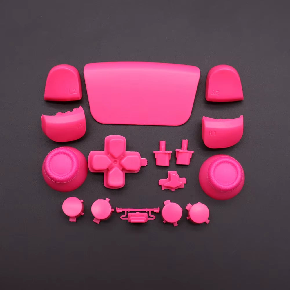 L1 R1 L2 R2 Button D-Pad Share Buttons Kit Joystick Caps Replacement for PS5 V1 1.0 Controller Gamepad