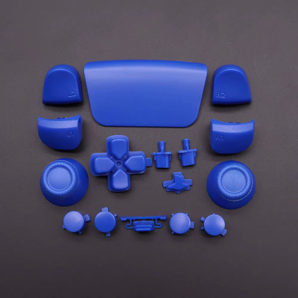 L1 R1 L2 R2 Button D-Pad Share Buttons Kit Joystick Caps Replacement for PS5 V1 1.0 Controller Gamepad