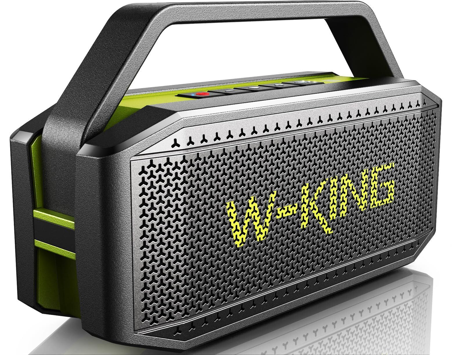 W-KING Portable Loud Bluetooth Speakers with Subwoofer, (100W Peak) 60W Outdo...